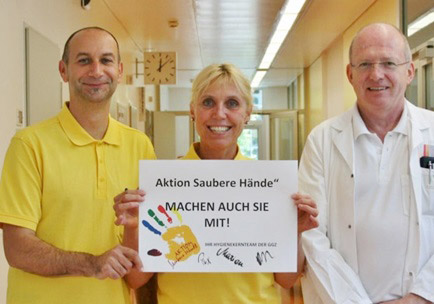 The hygiene team of the Geriatric Health Centres Graz
