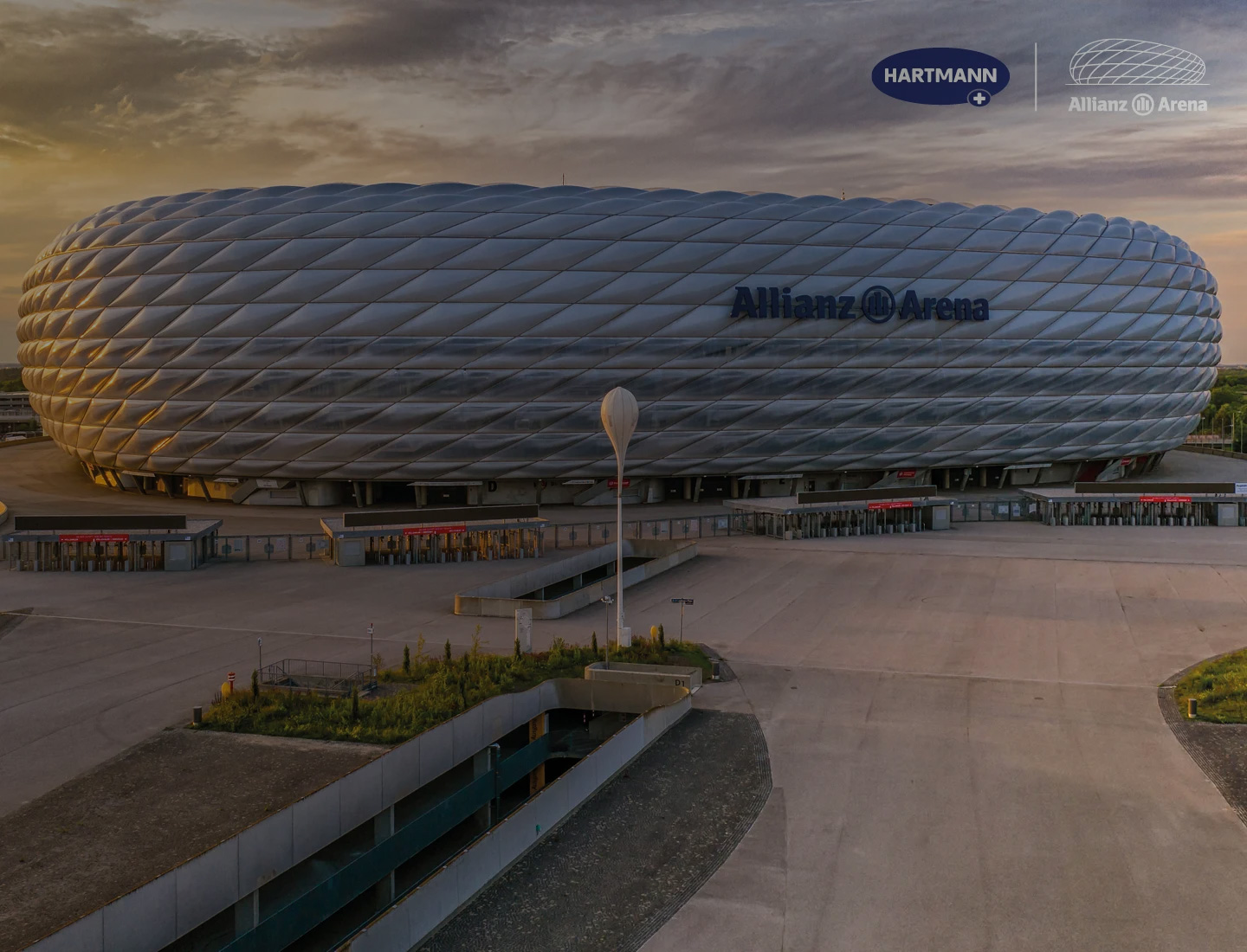 The Allianz Arena in Munich