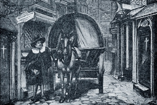 Gravediggers were responsible for collecting and burying the many plague victims.