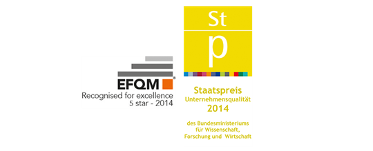 EFQM-2014 Staatspreis Unternehmensqualität 2014
