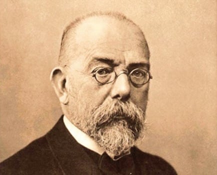 obert Koch (1843-1910), German physician and pioneering microbiologist